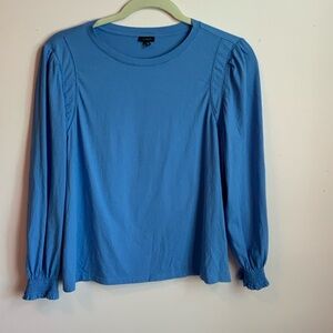 Talbots Vibrant Blue Long Sleeve Top